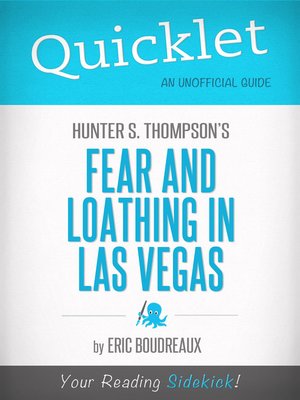 cover image of Quicklet on Fear and Loathing in Las Vegas by Hunter S. Thompson